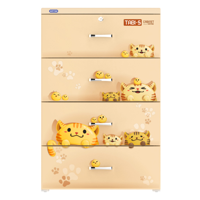 Tủ nhựa Duy Tân TABI 4 tầng