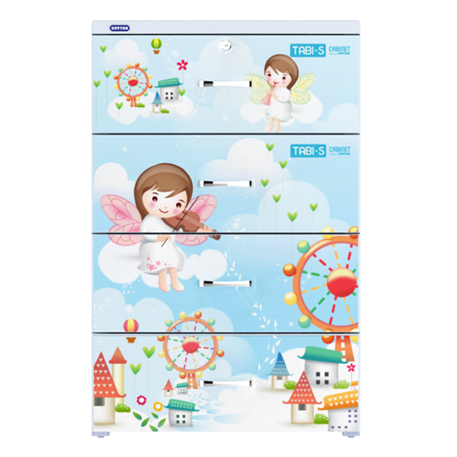Tủ nhựa Duy Tân TABI 4 tầng