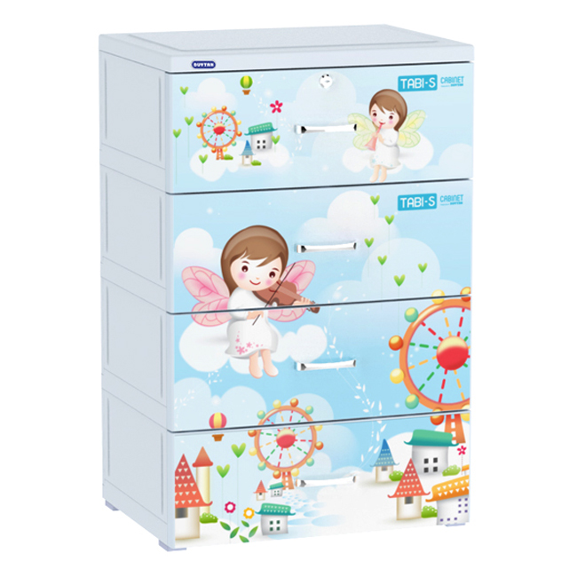 Tủ nhựa Duy Tân TABI 4 tầng