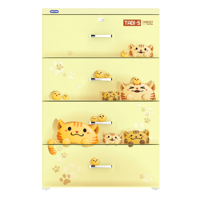 Tủ nhựa Duy Tân TABI 4 tầng