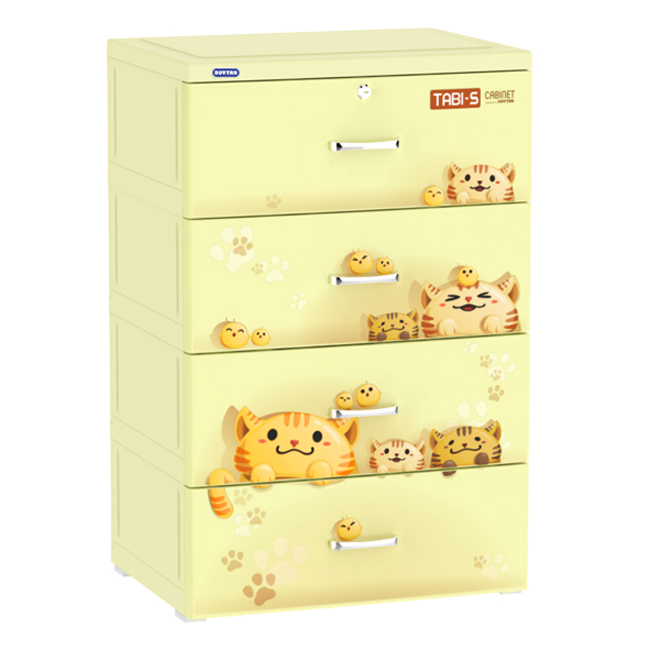Tủ nhựa Duy Tân TABI 4 tầng