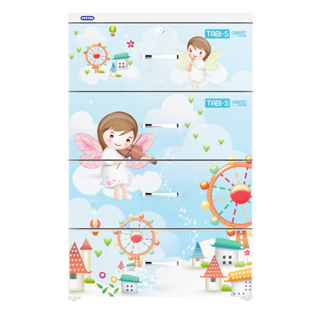 Tủ nhựa Duy Tân TABI 4 tầng