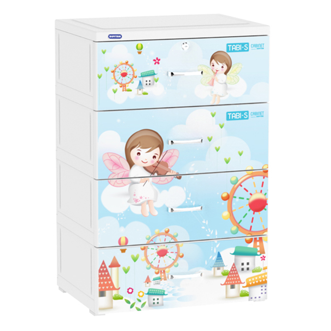 Tủ nhựa Duy Tân TABI 4 tầng