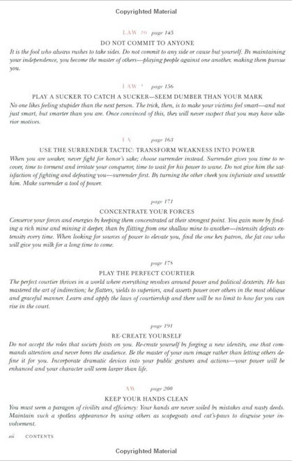The 48 Laws Of Power