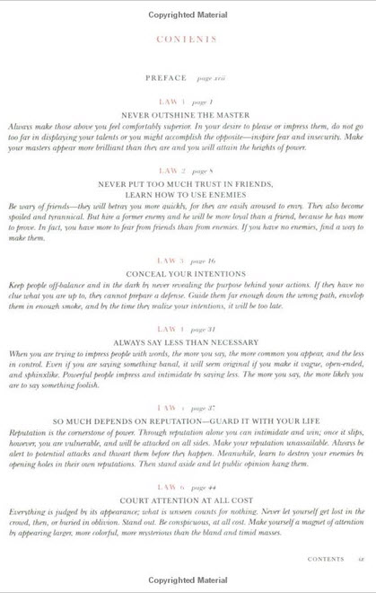 The 48 Laws Of Power