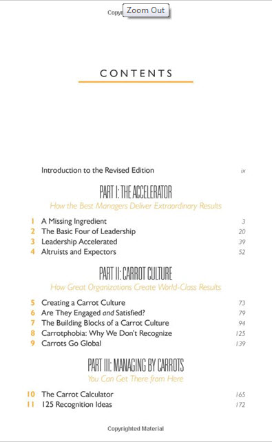 The Carrot Principle: How the Best Managers Use Recognition to Engage Their People, Retain Talent, and Accelerate Performance [Updated &amp; Revised]