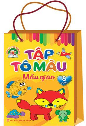 Tô Màu Mẫu Giáo (Túi 8 Cuốn)