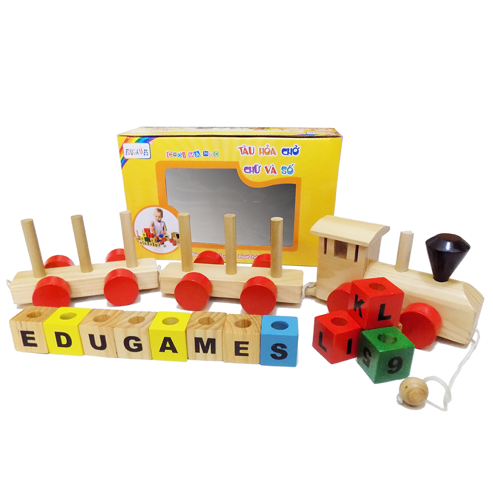 Tàu hỏa chở chữ và số EDUGAMES GA636