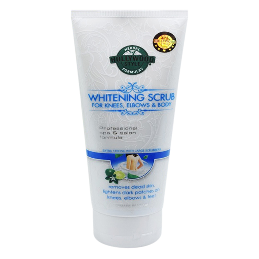 Tẩy Da Chết Dạng Cát Làm Trắng Da Toàn Thân Hollywood Style Whitening Scrub (Knees / Elbows / Body) (150ml)