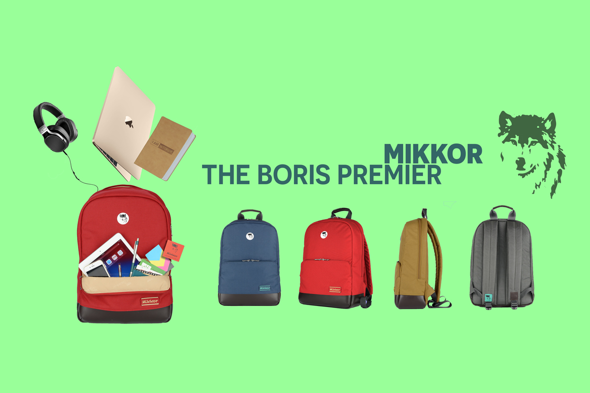 Balo laptop Mikkor The Boris Premier