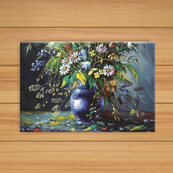 Tranh Canvas Vicdecor TCV0034 Bình Hoa Nghệ Thuật 1
