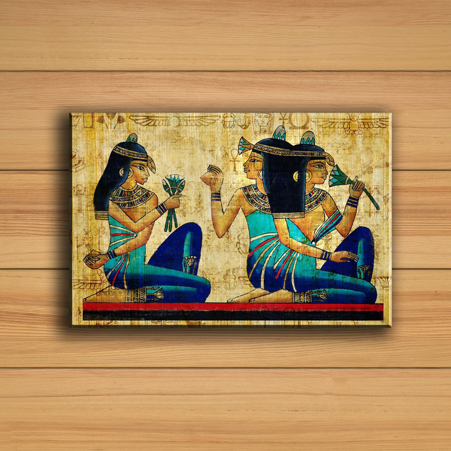 Tranh Canvas Vicdecor nữ thần Ammit TCV0011