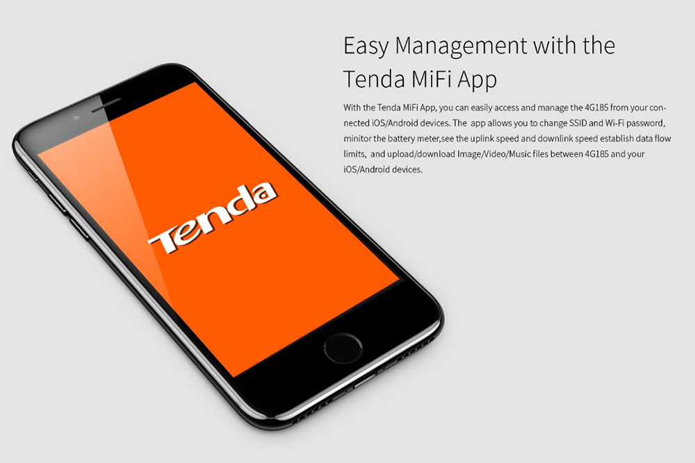 Hình ảnh Tenda 4G185 - Bộ Phát Wifi 4G - Hàng Chính Hãng