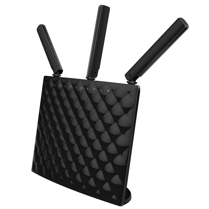 Bộ Phát Sóng Wifi Router Băng Tầng Kép AC1900 TENDA AC15 - Hàng Chính Hãng