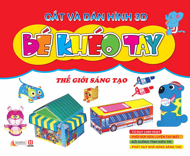 Bé Khéo Tay - Cắt Dán Hình (8 Cuốn)