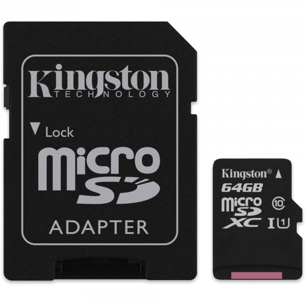 Thẻ nhớ UHS-I - SDC10G2/64GB Kingston 64GB Class 10 - Hàng Chính Hãng