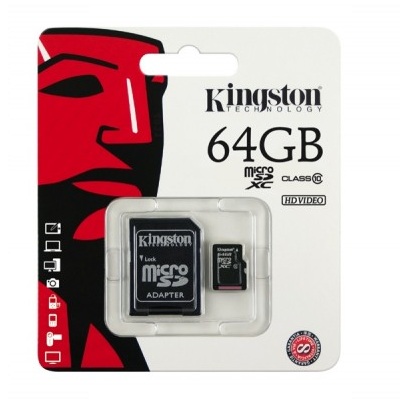 Thẻ nhớ UHS-I - SDC10G2/64GB Kingston 64GB Class 10 - Hàng Chính Hãng