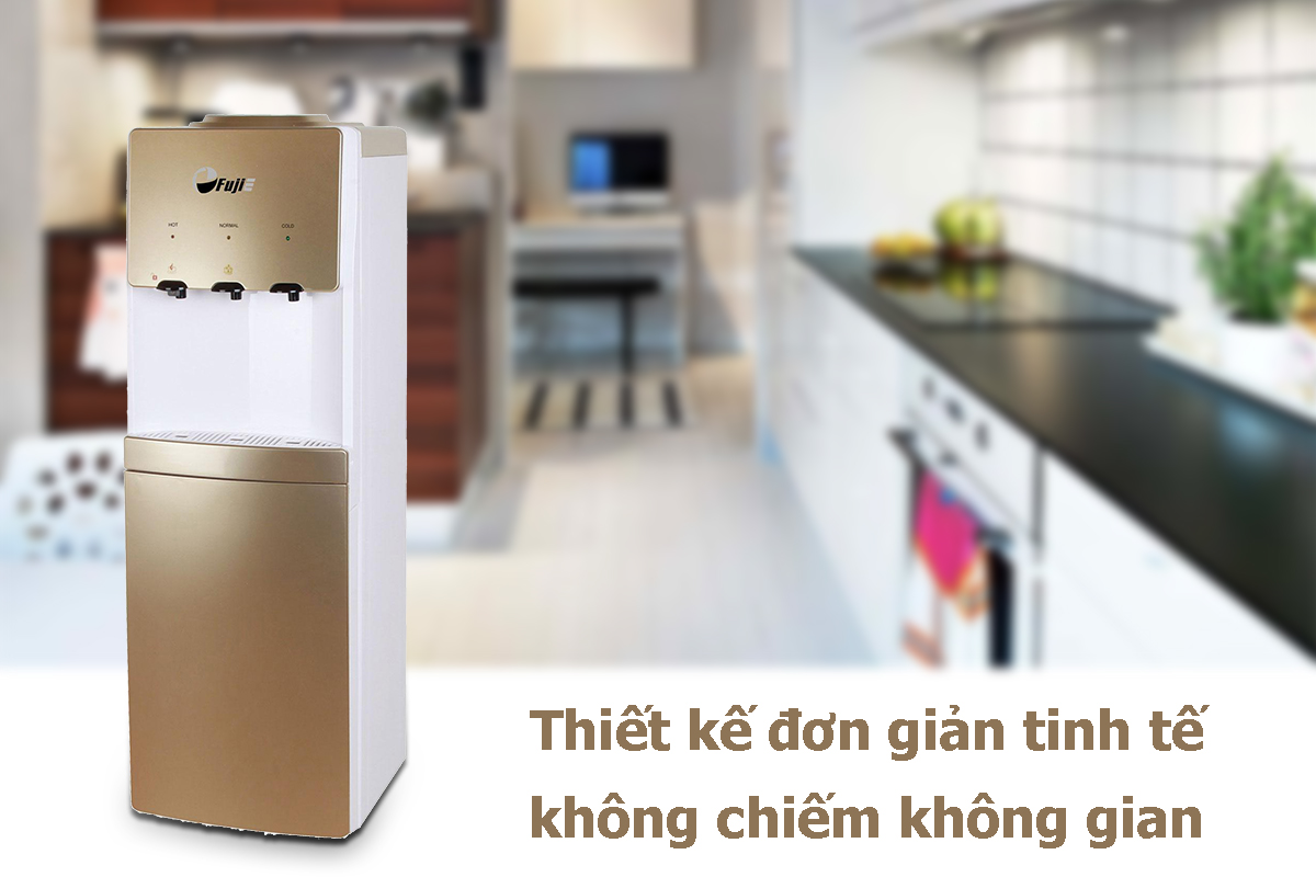 Cây Nước Nóng Lạnh Fujie WDBD20C - Trắng Đồng - Hàng chính hãng