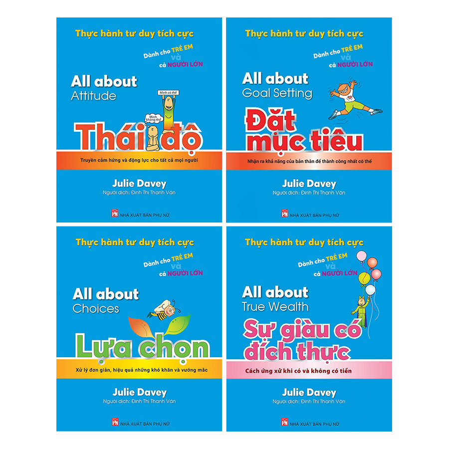 Combo Thực Hành Tư Duy Tích Cực Bộ 4 Cuốn