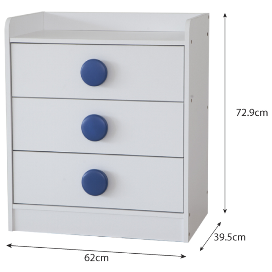 TỦ 3 NGĂN MODULO HOME TIAGO 8337-W