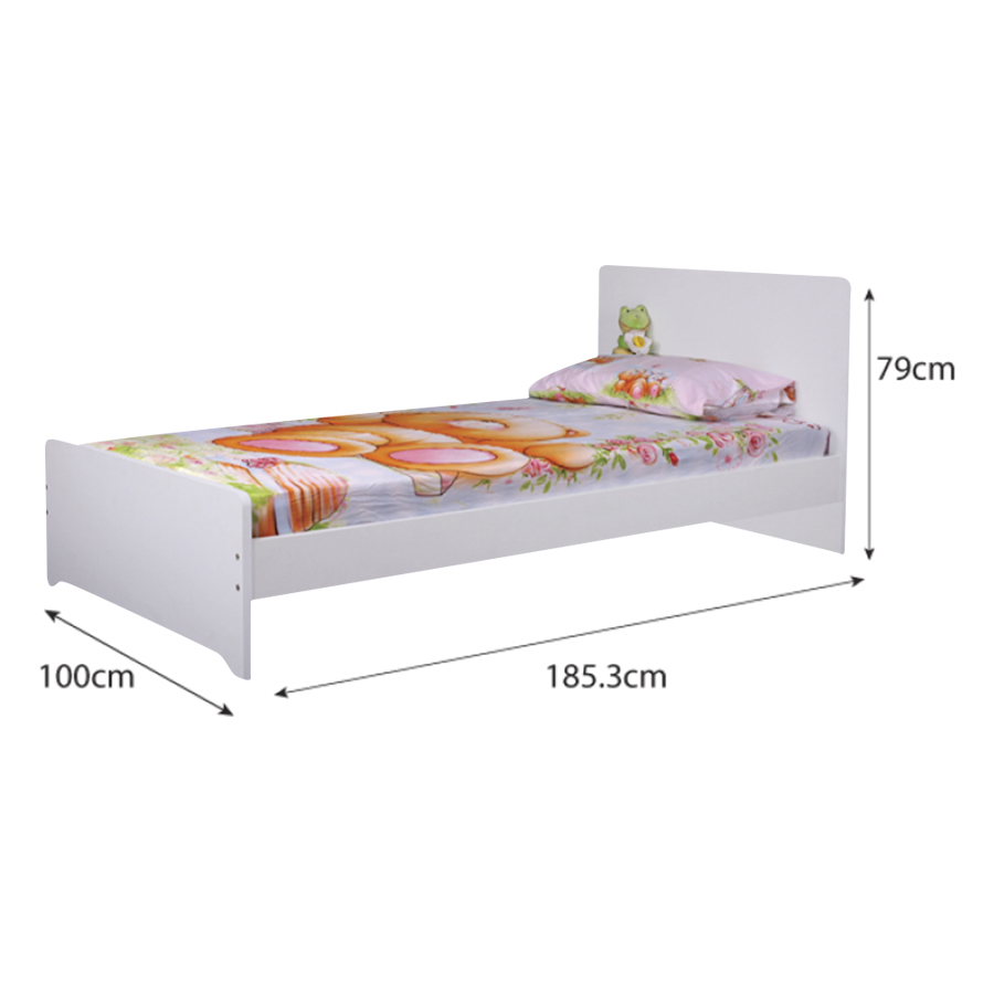 Giường ngủ đơn Modulo Home TIAGO H8045-W