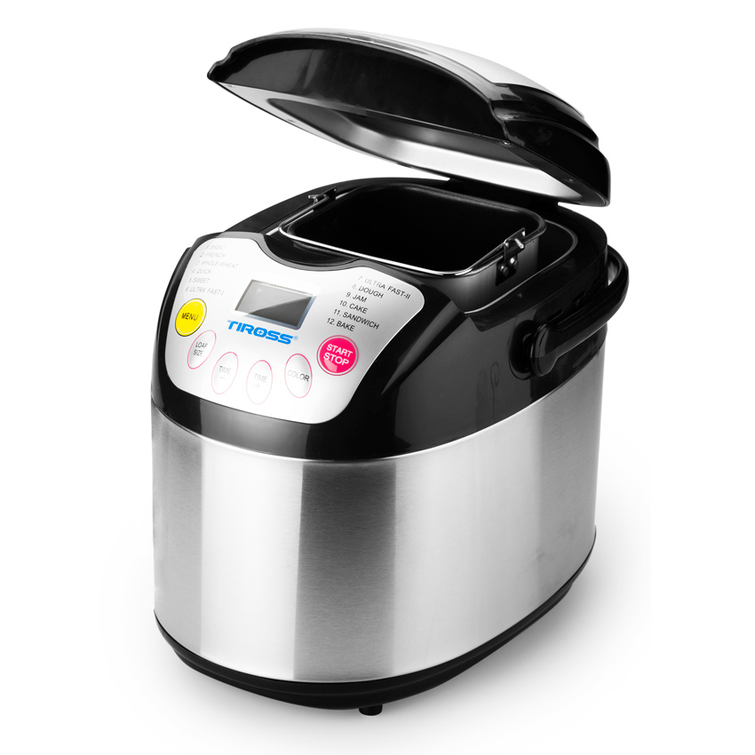 Máy Làm Bánh Mì Tiross 12 Chức Năng TS821 - Hàng chính hãng