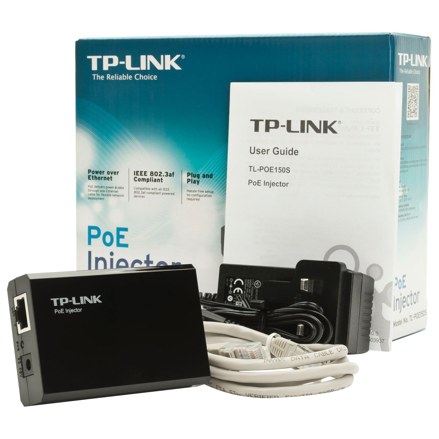 TP-Link TL-Poe150s - Bộ Chuyển Đổi Poe Injector - Hàng Chính Hãng