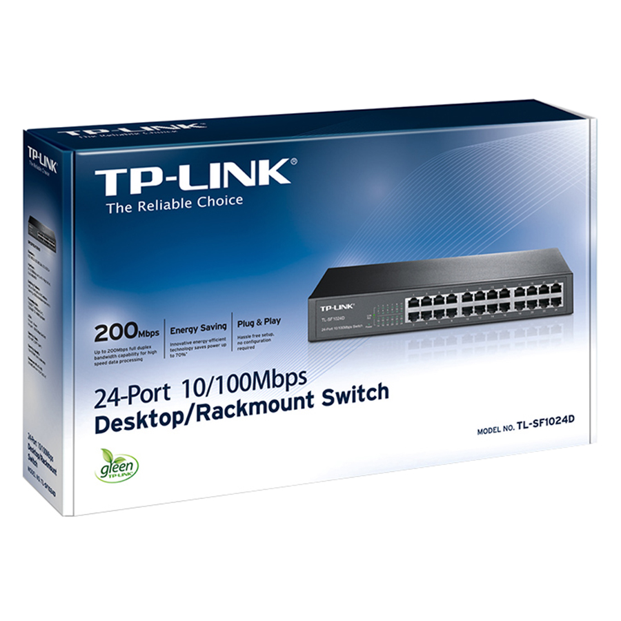 TP-Link  TL-SF1024D - Bộ Chia Mạng 24 Cổng - Hàng Chính Hãng