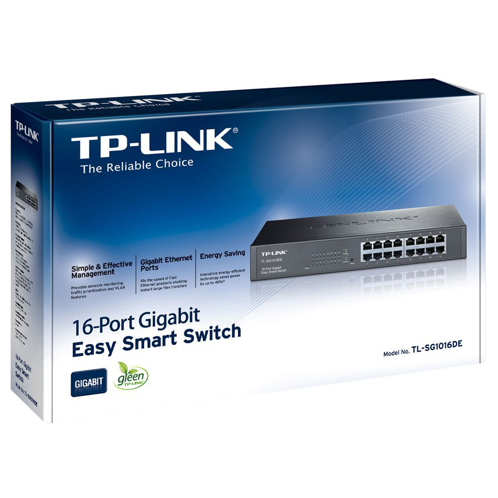 TP-Link TL-SG1016DE - Bộ Chia Mạng 16 Cổng - Hàng Chính Hãng