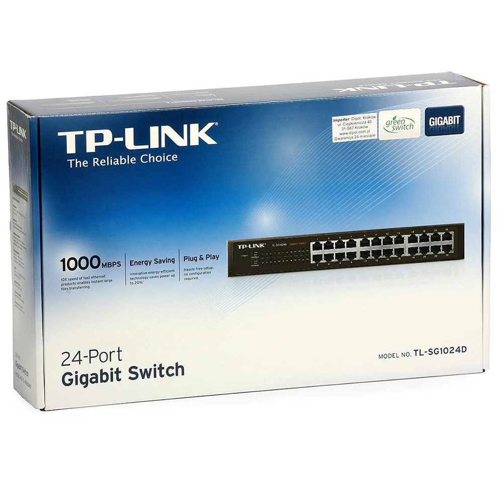 TP-Link  TL-SG1024D - Thiết bị chia tín hiệu dòng JetStream - Hàng Chính Hãng