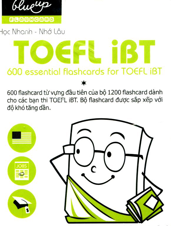 Hộp Blueup TOEFL iBT 600 Essential Flashcards For Toefl iBT - Phần 1