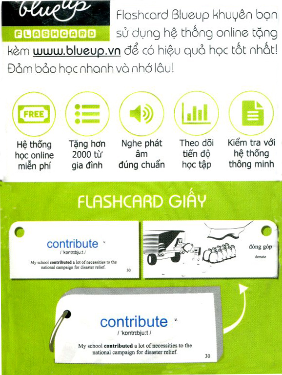 Hộp Blueup TOEFL iBT 600 Essential Flashcards For Toefl iBT - Phần 2