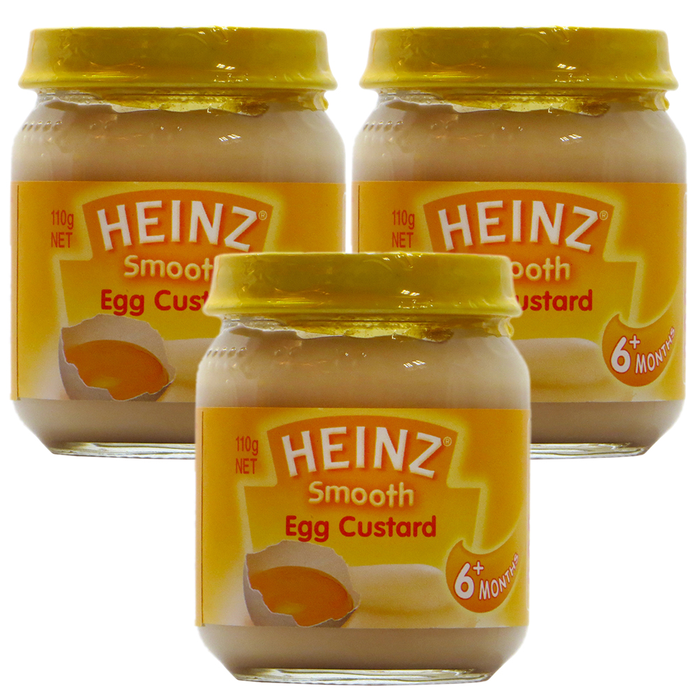 Combo 3 Hủ Custard Sữa Trứng Heinz (110g)