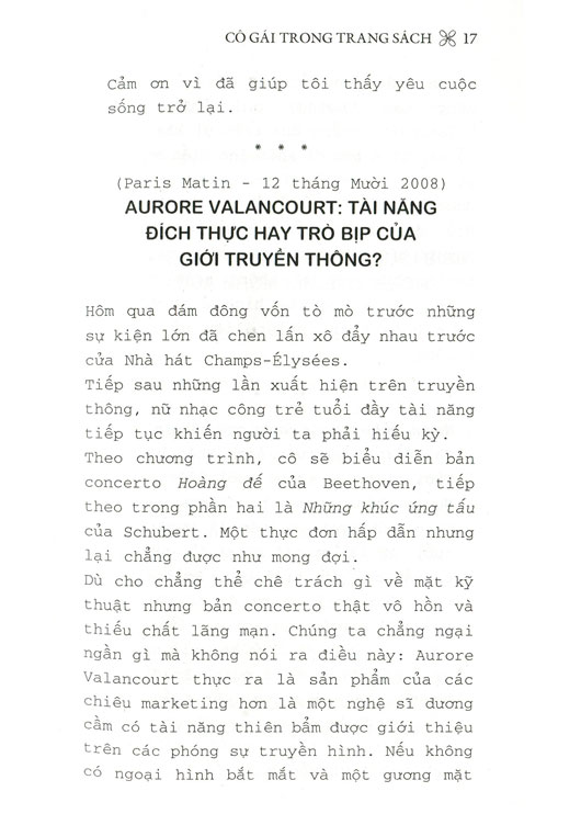 Cô Gái Trong Trang Sách