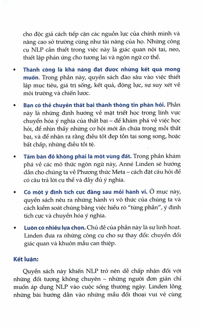 Phát Huy Tiềm Năng Cùng NLP: Làm Thế Nào Để Giao Tiếp Tốt Hơn Và Thành Công Hơn Một Cách Khoa Học Và Dễ Dàng (Tập 1)