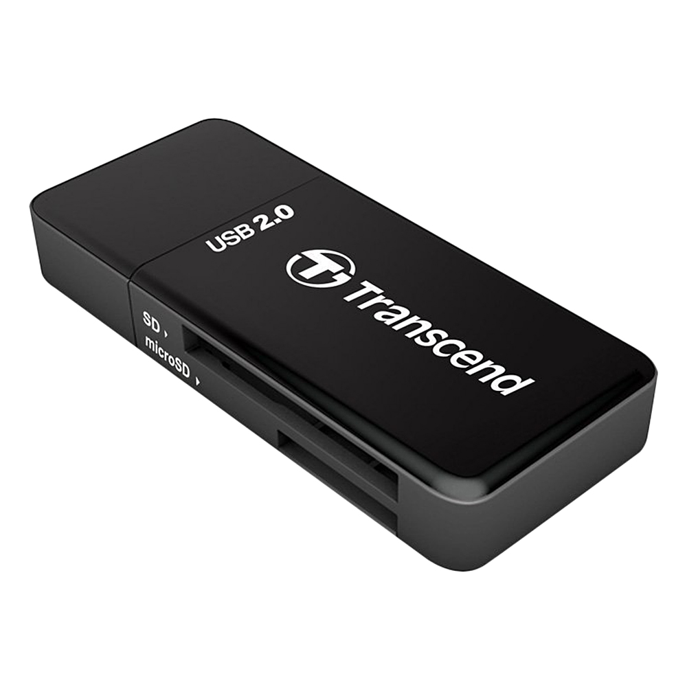 Đầu Đọc Thẻ Nhớ Transcend TS-RDP5K - USB 2.0 - Hàng Chính Hãng