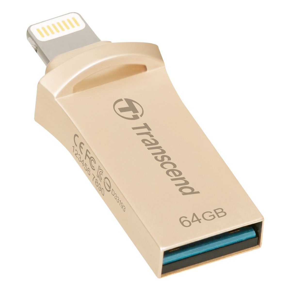 USB OTG Transcend TS64GJDG500G 64GB - USB 2.0 - Hàng Chính Hãng