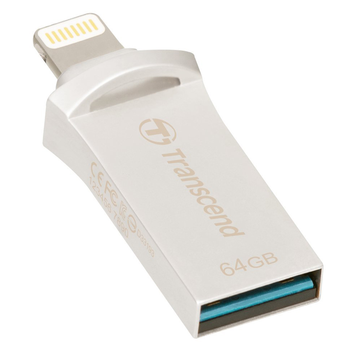 USB OTG Transcend TS64GJDG500S 64GB - USB 2.0 - Hàng Chính Hãng