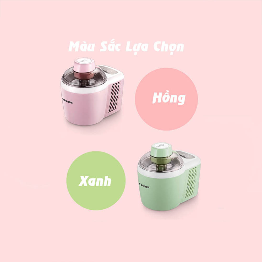 Máy Làm Kem Hoàn Toàn Tự Động Tiross TS9090 - Hàng Chính Hãng