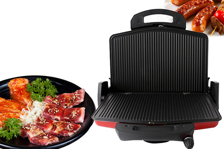 Kẹp Nướng Thịt Đa Năng Tiross TS9653 - Đỏ