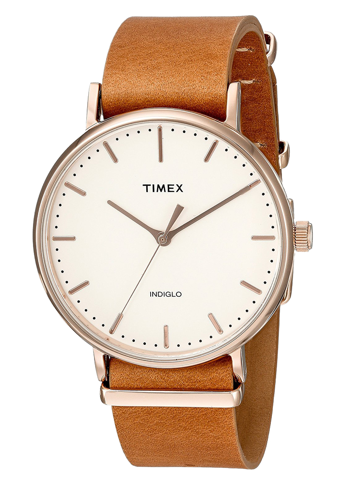 Đồng Hồ Unisex Dây Da Timex Weekender Fairfield TW2P91200