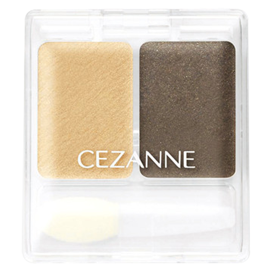 Phấn Mắt Two Color Eyeshadow Lame Series Cezanne (1.9g x 2)