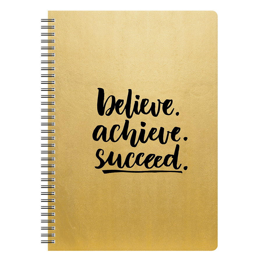 Sổ Tay Typo Believe - Achieve - Succeed