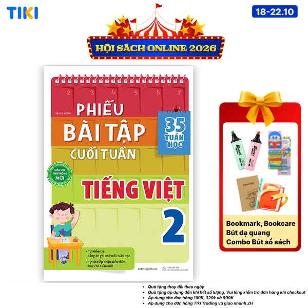 Sách Phiếu Bài Tập Cuối Tuần Tiếng Việt 2