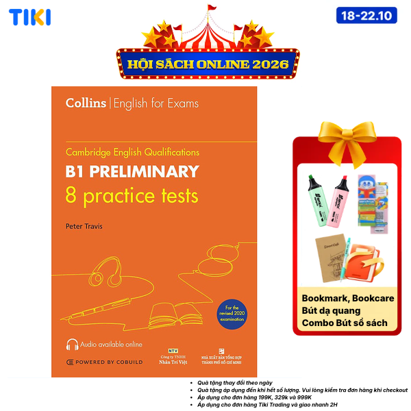 Sách B1 Preliminary - 8 practice tests Quét mã MP3 để nghe file
