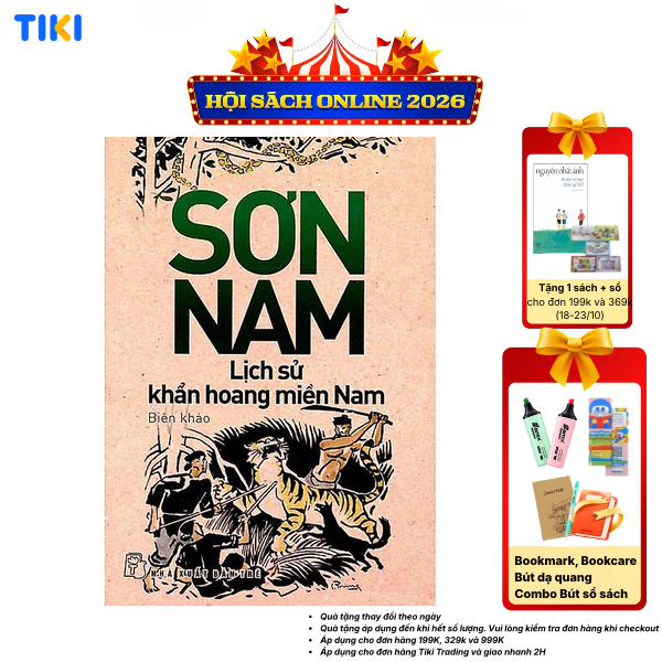 Sách Sơn Nam - Lịch Sử Khẩn Hoang Miền Nam Tái Bản