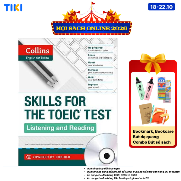 Sách Collins - Skills for the TOEIC Test - Listening And Reading