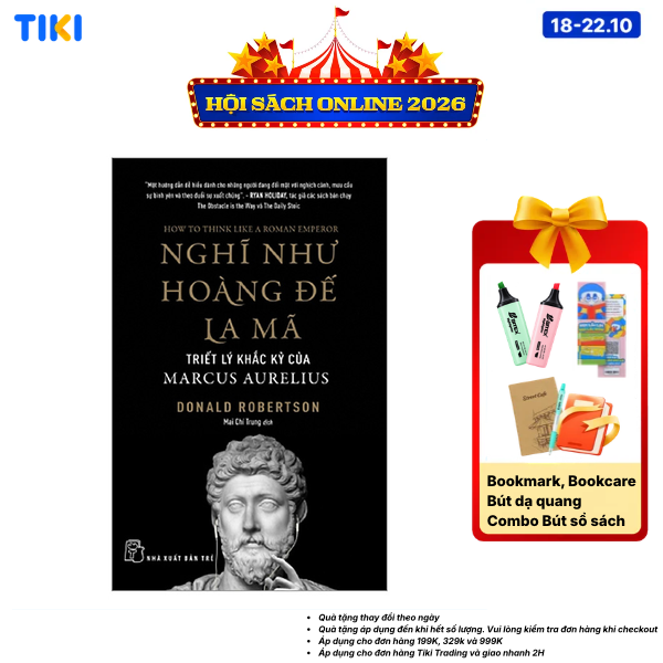 Sách Nghĩ Như Hoàng Đế La Mã - Triết Lý Khắc Kỷ Của Marcus Aurelius