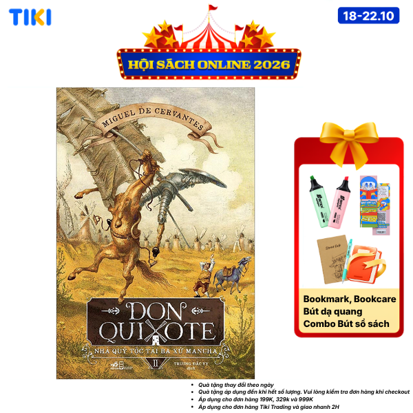 Sách Don Quixote Nhà quý tộc tài ba xứ Mancha - Tập 2