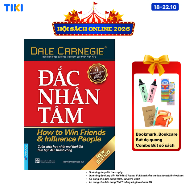 Sách Đắc Nhân Tâm Bìa MềmTái Bản